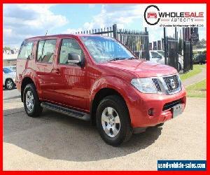 2012 Nissan Pathfinder R51 ST Wagon 7st 5dr Spts Auto 5sp 4x4 2.5DT [MY10] Red